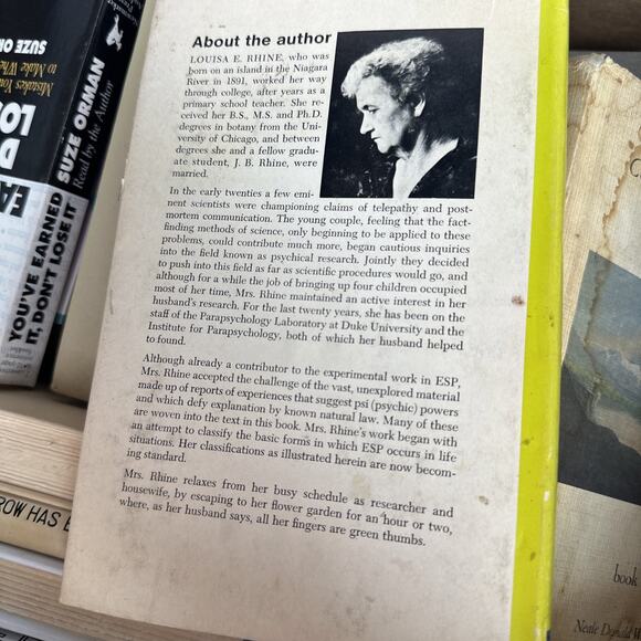 Hidden Channels of the Mind (1961 HC) Louisa E. Rhine - Picture 2 of 5